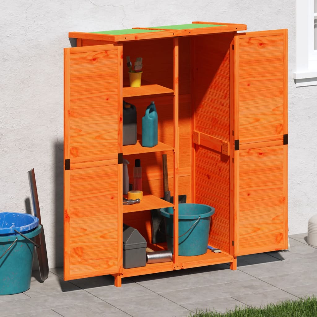 Tuinschuur 83X57X140 Cm Massief Grenenhout