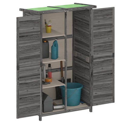 Tuinschuur 83X57X140 Cm Massief Grenenhout