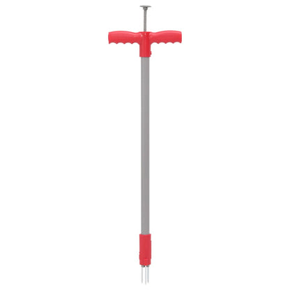 Onkruidsteker 93,5 Cm Gepoedercoat Staal Rood En Grijs