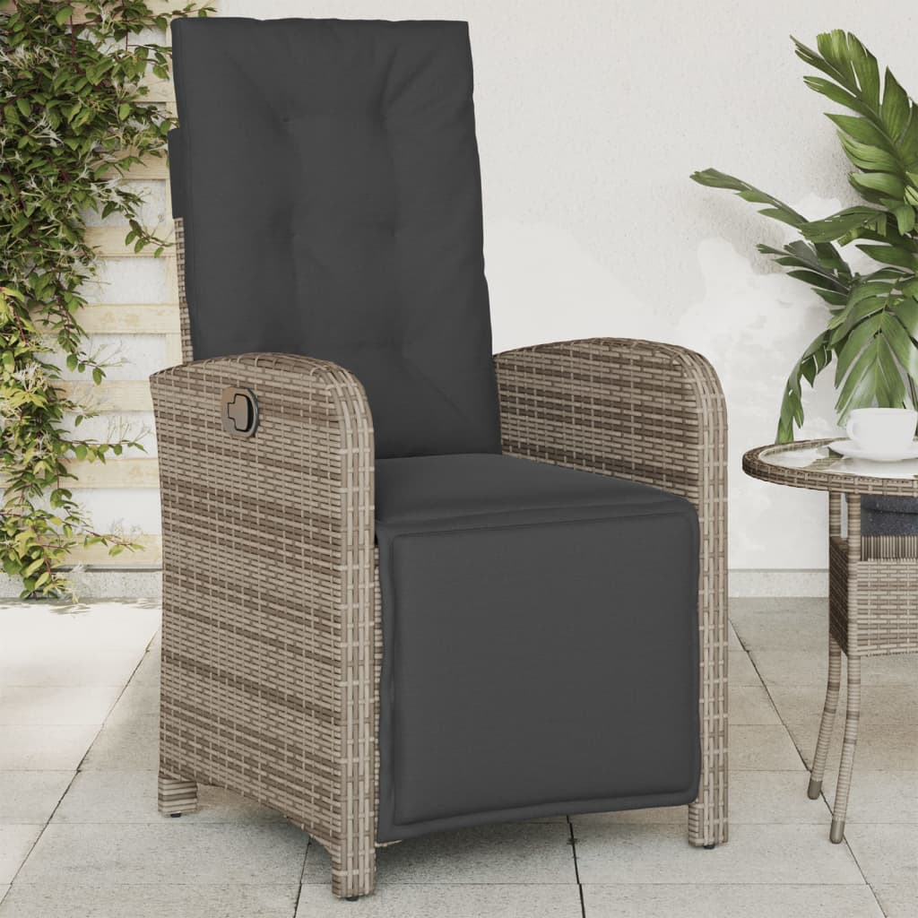 Tuinstoelen Verstelbaar Met Voetensteun Poly Rattan