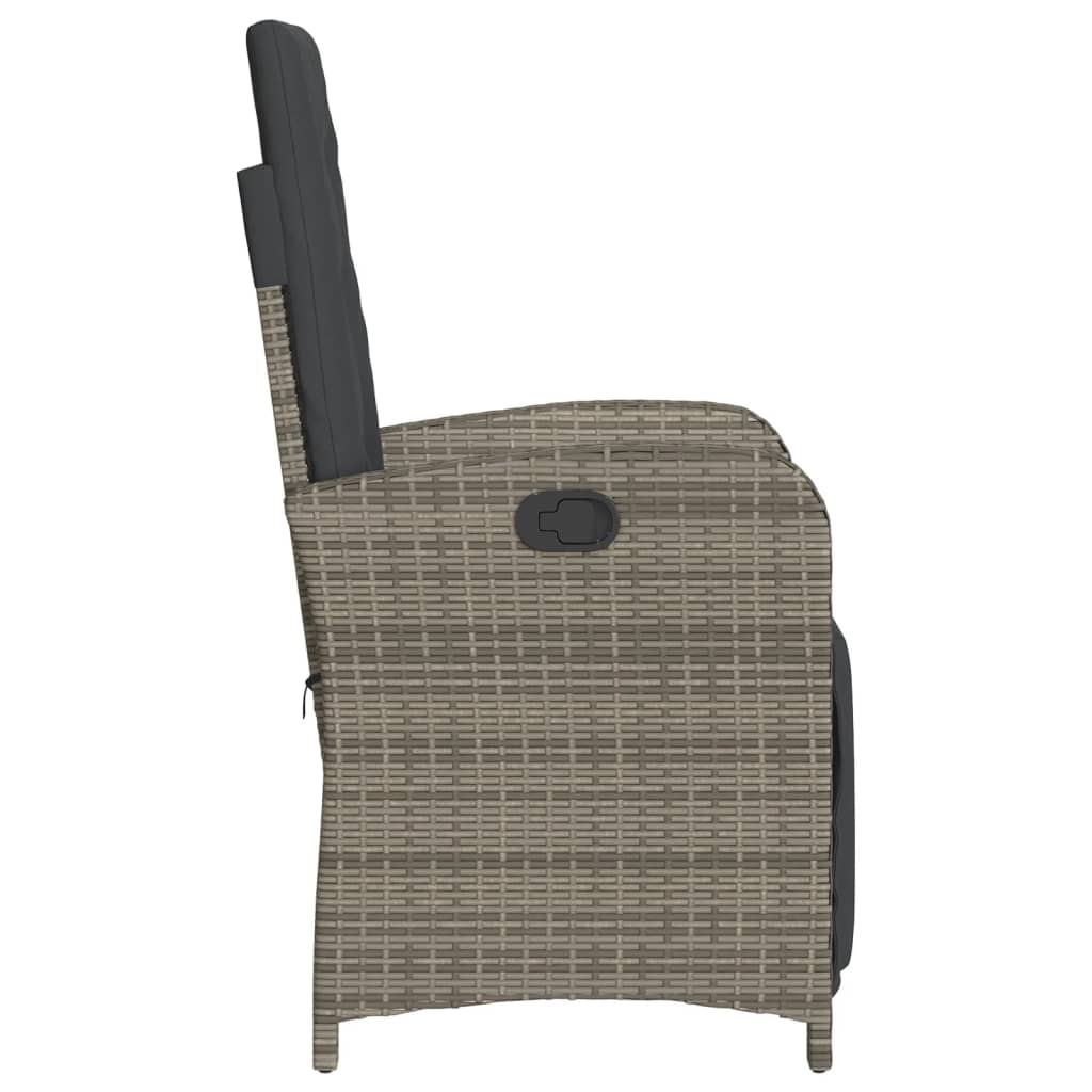 Tuinstoelen Verstelbaar Met Voetensteun Poly Rattan