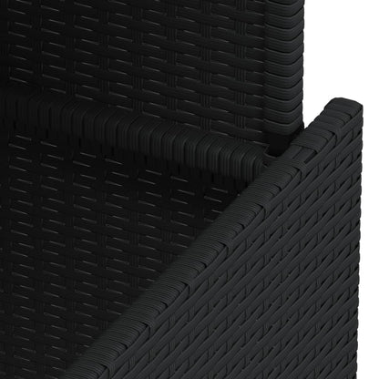 Tuintafel 100X55X73 Cm Poly Rattan En Acacia