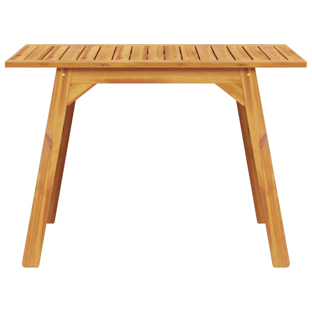 Tuintafel 110X56X75 Cm Massief Acaciahout Beige En Donkerbruin