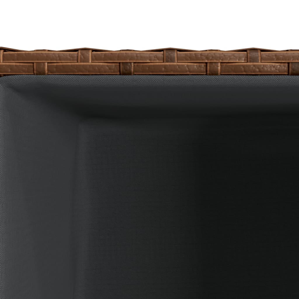 Plantenbakken 3 St Poly Rattan