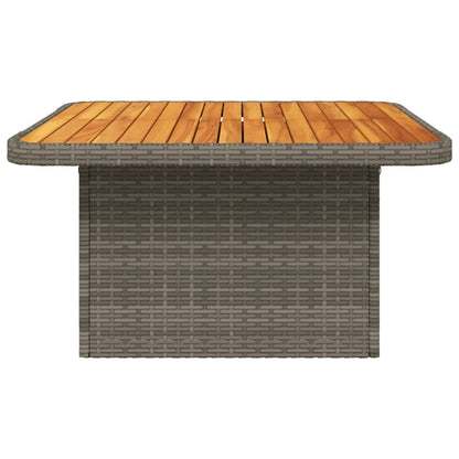 Tuintafel Poly Rattan En Acaciahout