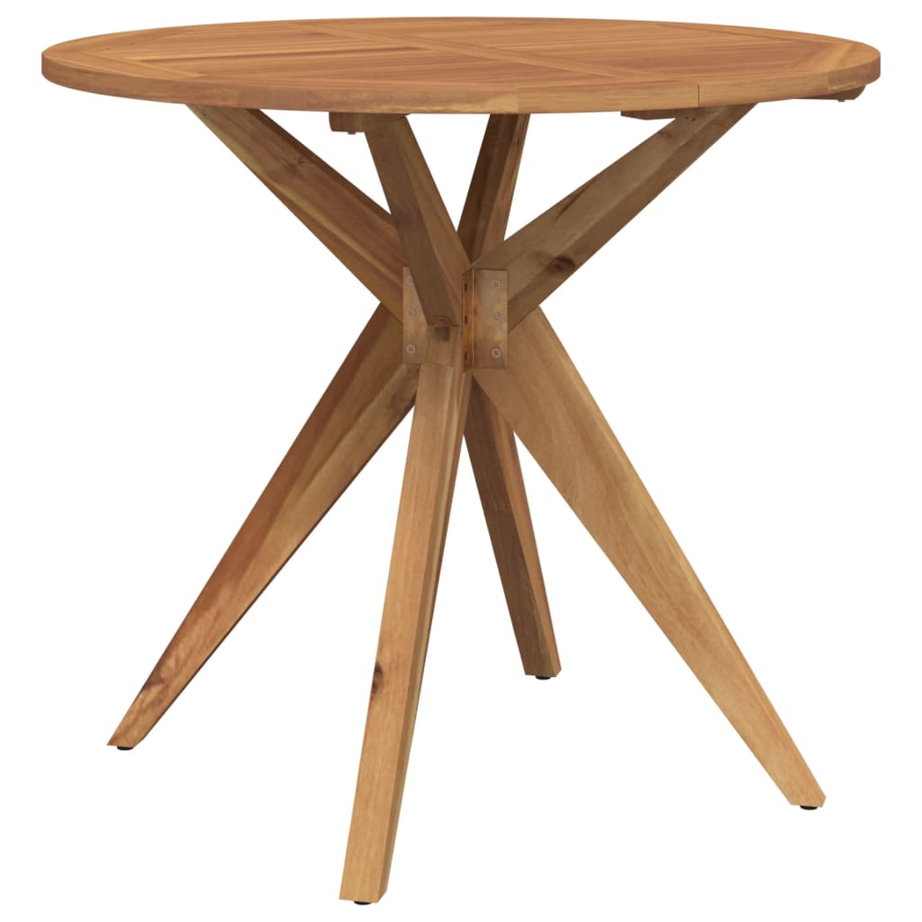 Tuintafel Rond Ø85X75 Cm Massief Acaciahout
