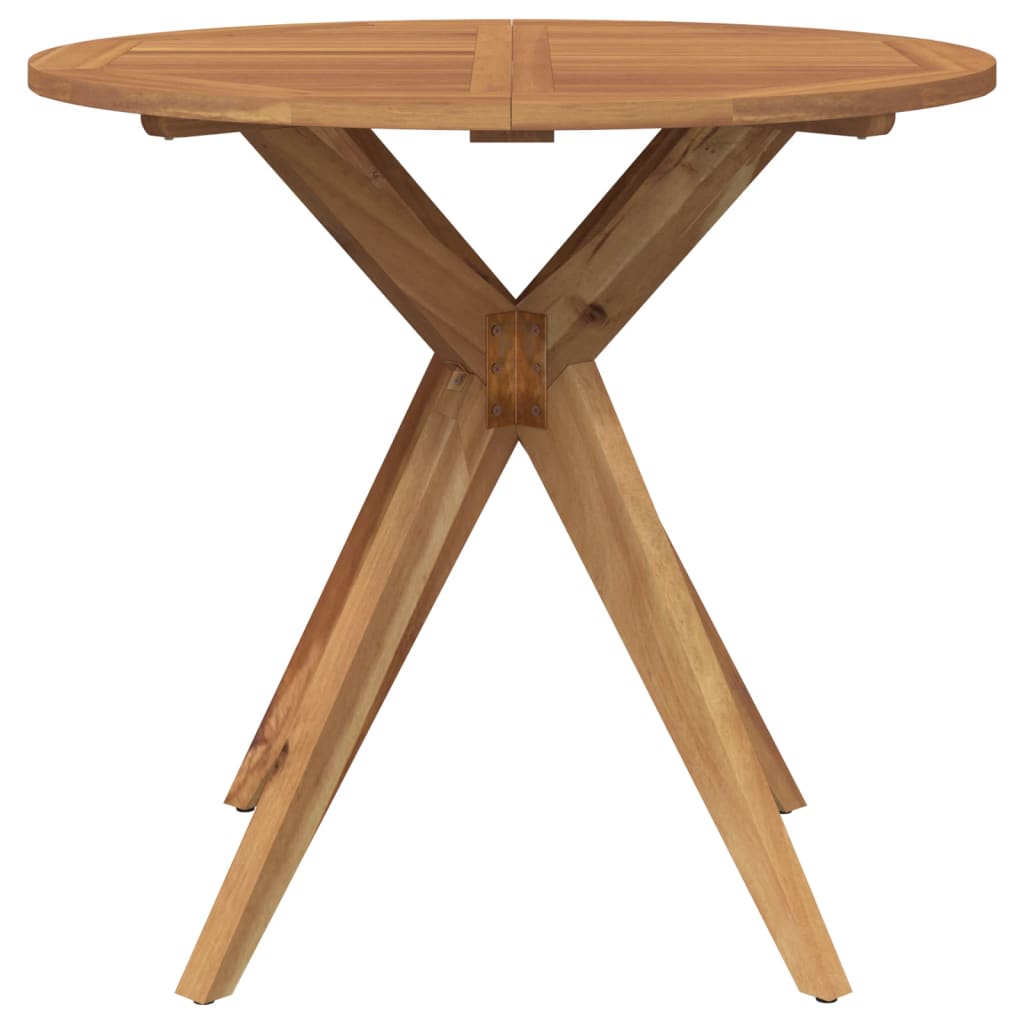 Tuintafel Rond Ø85X75 Cm Massief Acaciahout
