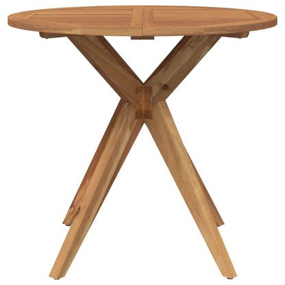 Tuintafel Rond Ø85X75 Cm Massief Acaciahout