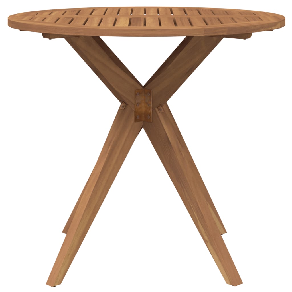 Tuintafel Rond Ø85X75 Cm Massief Acaciahout