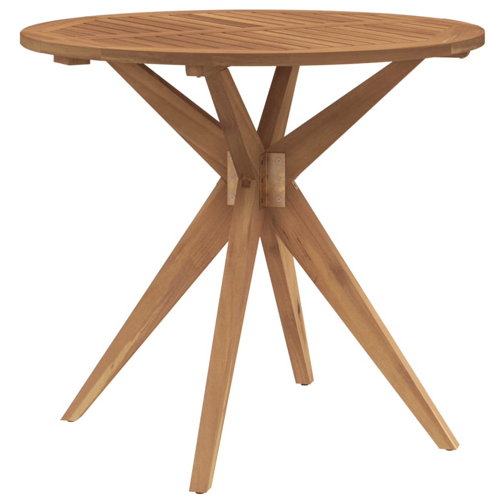 Tuintafel Rond Ø85X75 Cm Massief Acaciahout