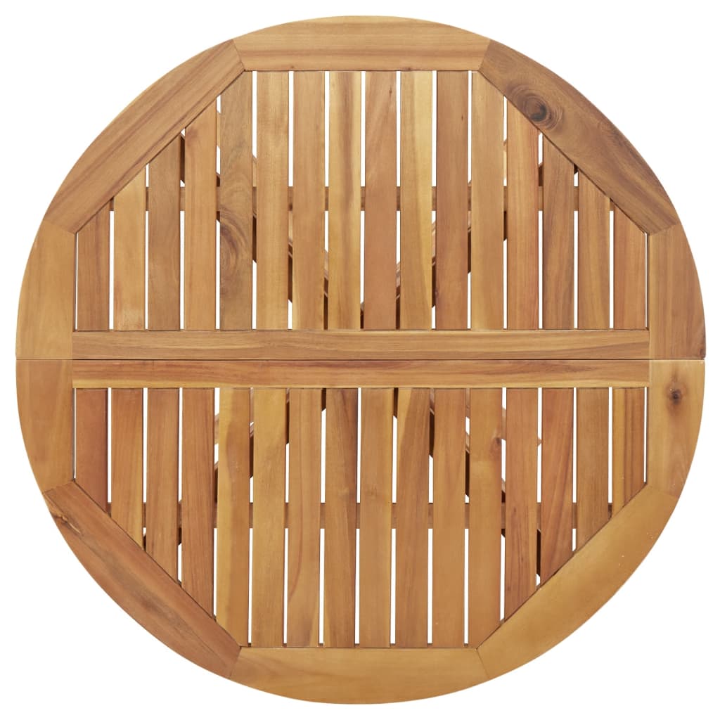 Tuintafel Rond Ø85X75 Cm Massief Acaciahout