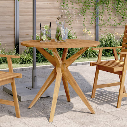 Tuintafel Rond Ø85X75 Cm Massief Acaciahout