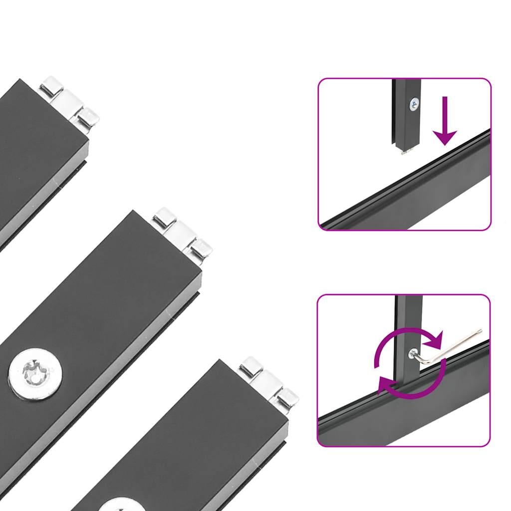 Tuinkas Met Basisframe Aluminium Kleur