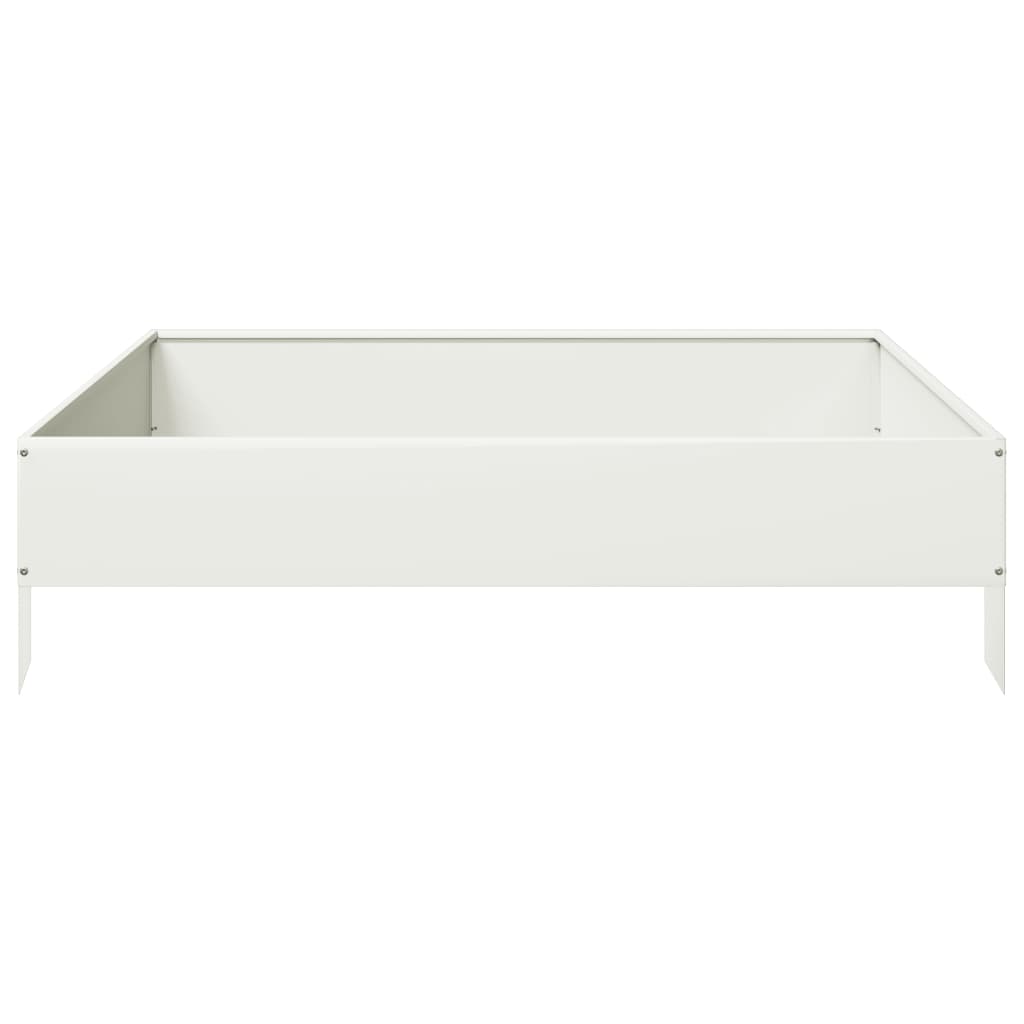 Plantenbak Verhoogd Wit Staal/Wit