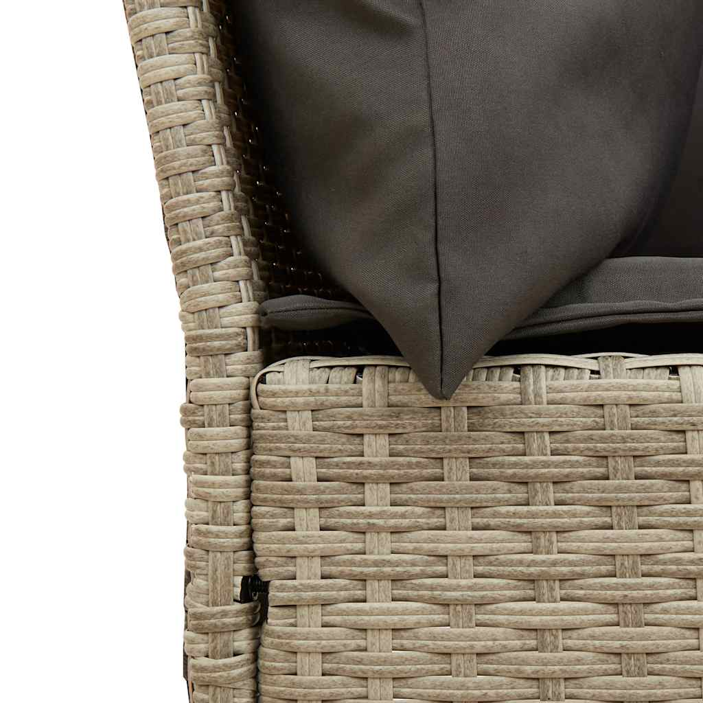 Tuinbank Met Kussens Poly Rattan