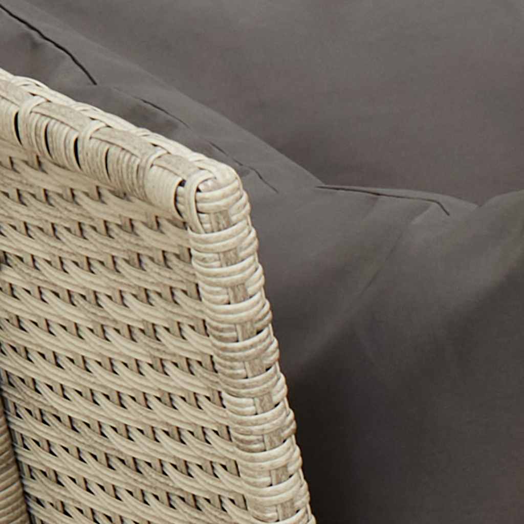 Tuinbank Met Kussens Poly Rattan