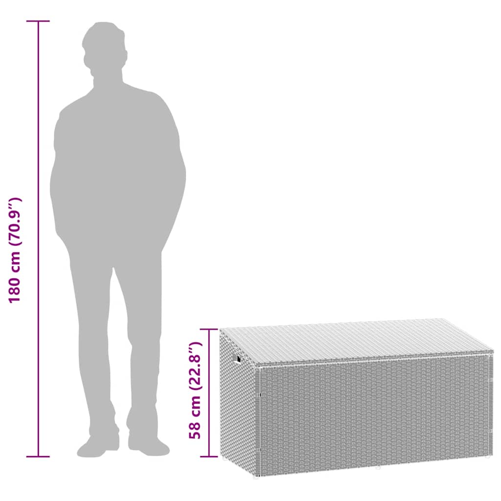 Tuinbox Poly Rattan